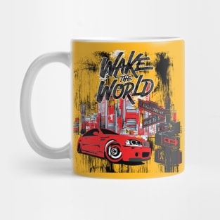 Wake the World, American Muscle Car, New York Vintage Cars Mug